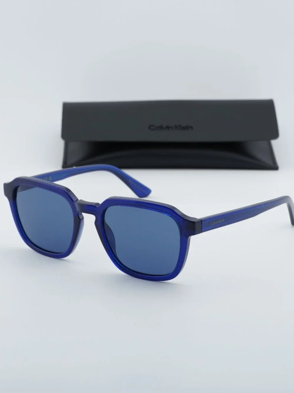 Calvin Klein CK23533S 400 Men Square Sunglasses - Blue